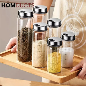 High Borosilicate Glass Seasoning Bottles (3Pcs)