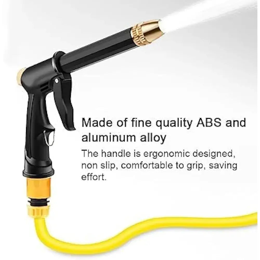 High Pressure Car Wash Spray Gun Nozzle - Adjustable Jet for Car, Garden & Window Cleaning