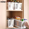 Hollow Plastic Storage Basket With Handle Organizer For Kitchen Pantry