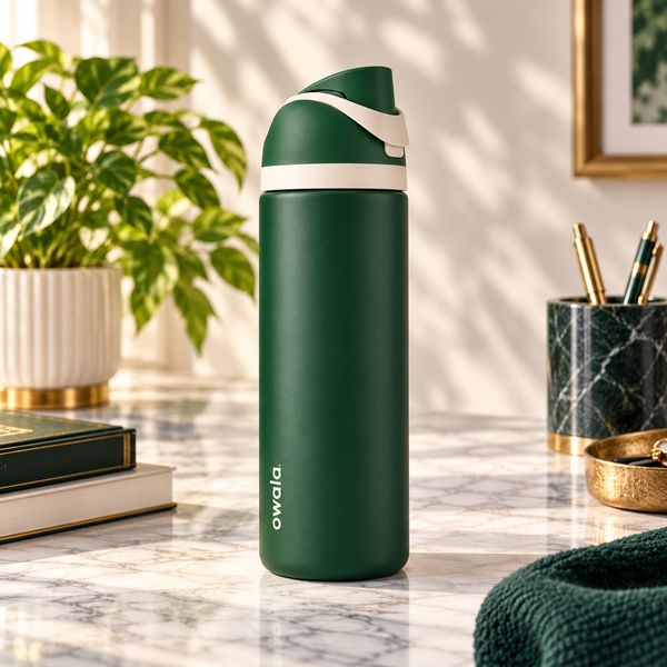 Owala Steel Water Bottle – Slytherin Green – lifestyle