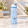 945ml Insulated Steel Water Bottle – Pastel Snoopy Print – infographic