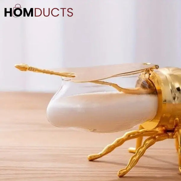 Honeybee Sugar And Honey Dispenser