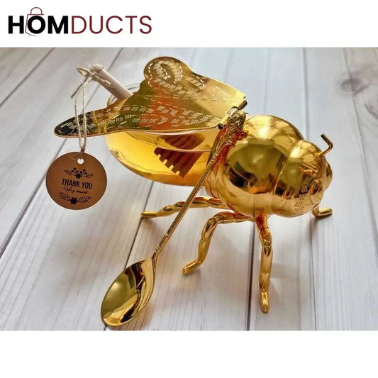 Honeybee Sugar And Honey Dispenser