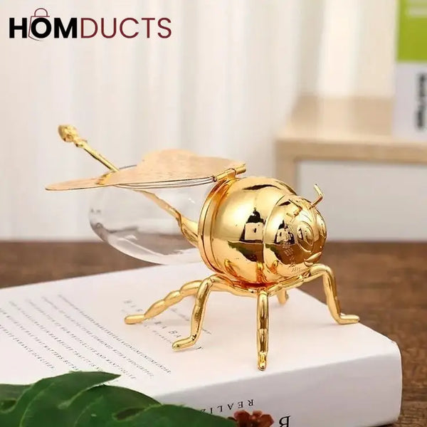 Honeybee Sugar And Honey Dispenser