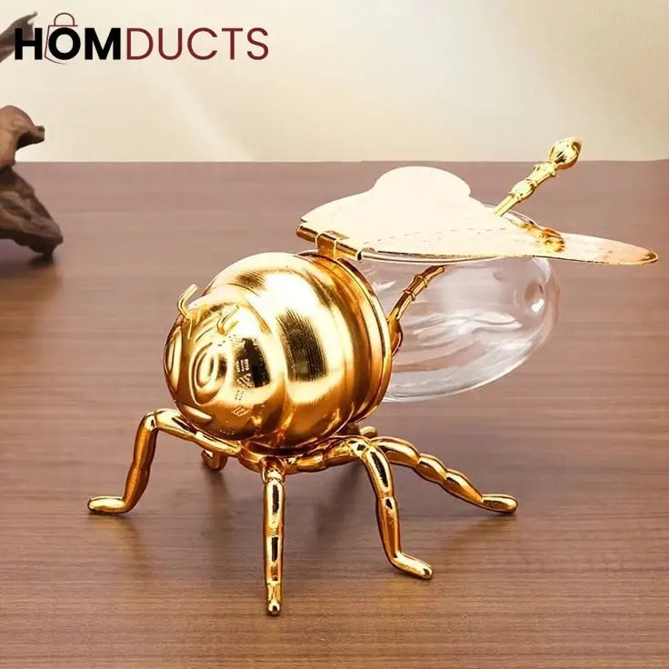 Honeybee Sugar And Honey Dispenser
