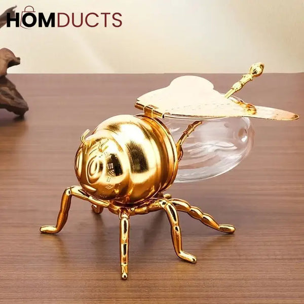 Honeybee Sugar And Honey Dispenser