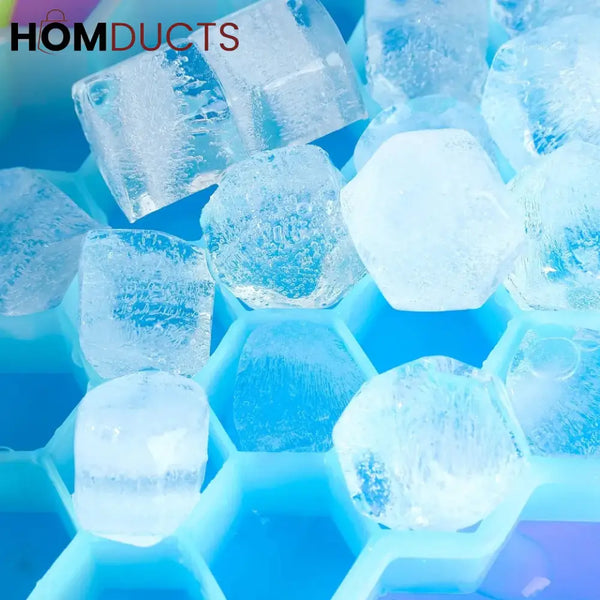 Honeycomb Ice Cube Tray With Lid