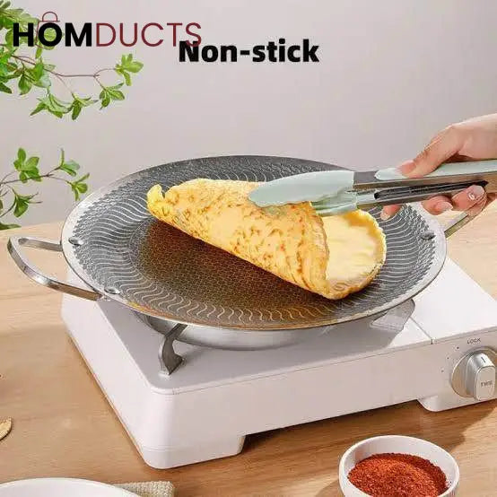 HoneyComb Non-Stick Korean Tawa for Gas Stove & Induction