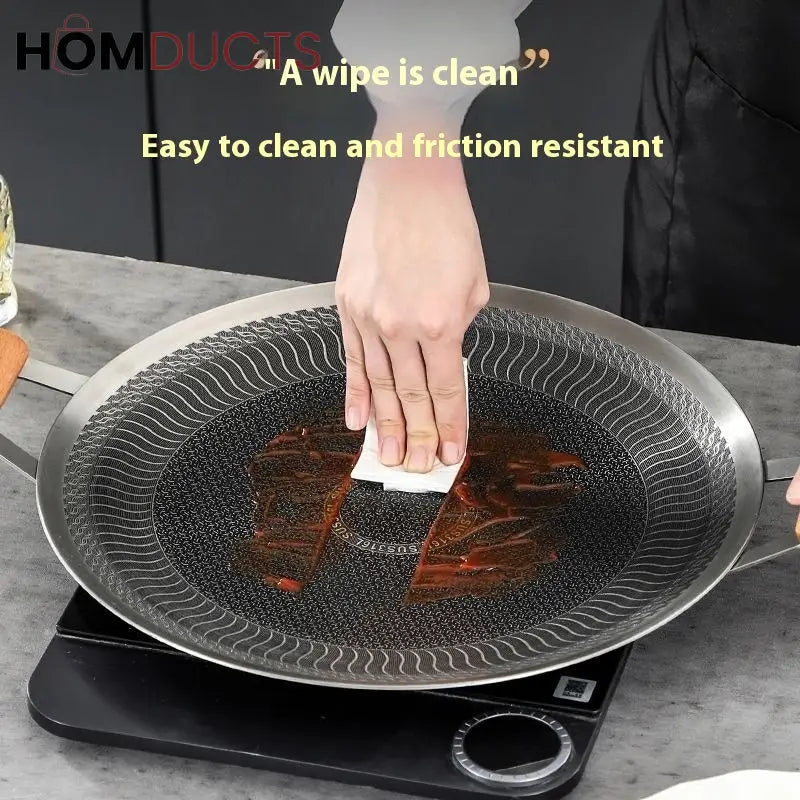 HoneyComb Non-Stick Korean Tawa for Gas Stove & Induction
