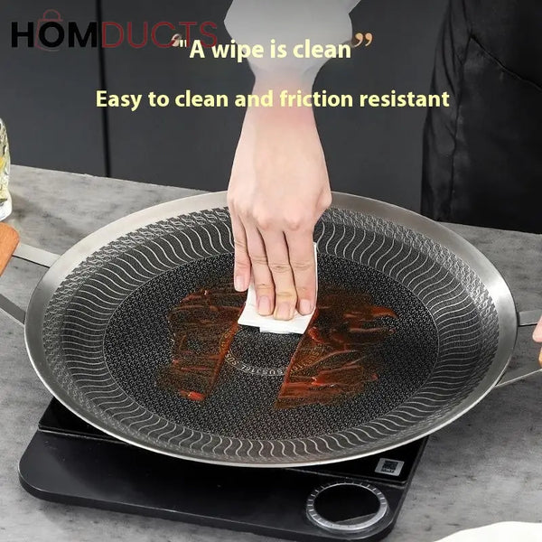 HoneyComb Non-Stick Korean Tawa for Gas Stove & Induction