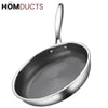 Honeycomb Structure Nonstick Stainless Steel Wok 30Cm