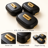 Premium Rectangular Hot Pot – Black & Gold features and capacity details