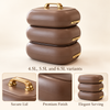 Premium Rectangular Hot Pot – Brown & Gold features and capacity details