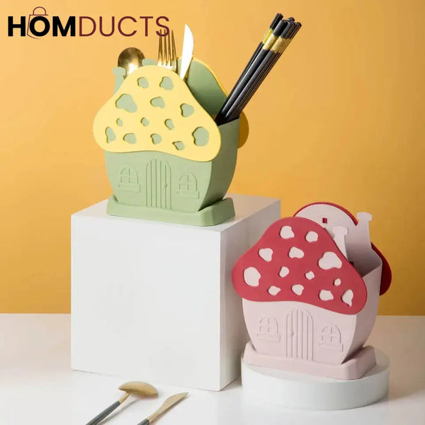 House Shape Cutlery And Multipurpose Holder