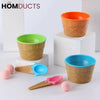 Ice Cream Bowl Set 4Pcs