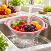 27 cm Fine-Mesh Steel Strainer with Colorful Handles
