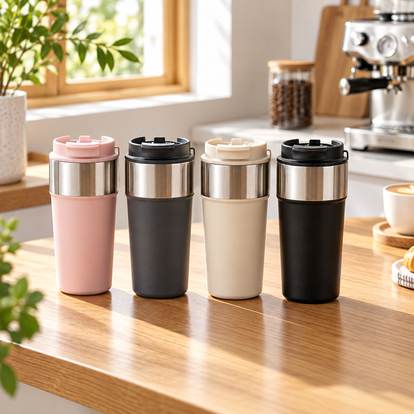 500ml insulated stainless steel travel coffee tumbler