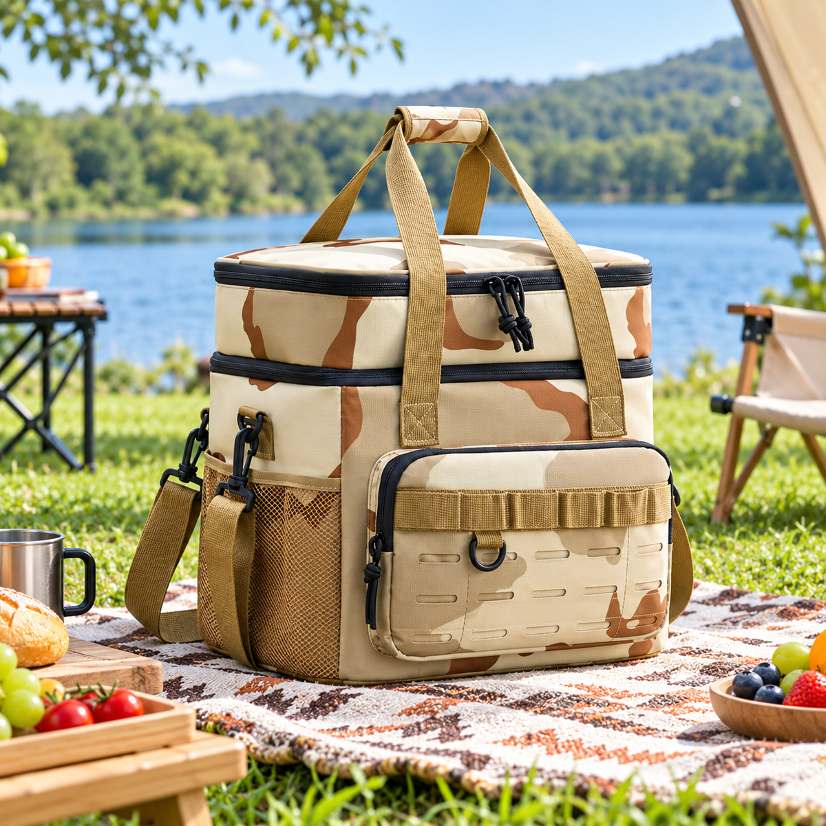 large capacity insulated thermal food bag
