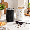 1000ml iron storage jar with glass lid