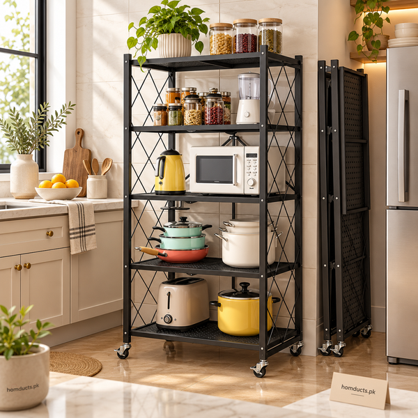 Installation-Free Folding Kitchen Rack | Homducts.pk