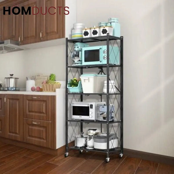 Installation Free Folding Kitchen Rack