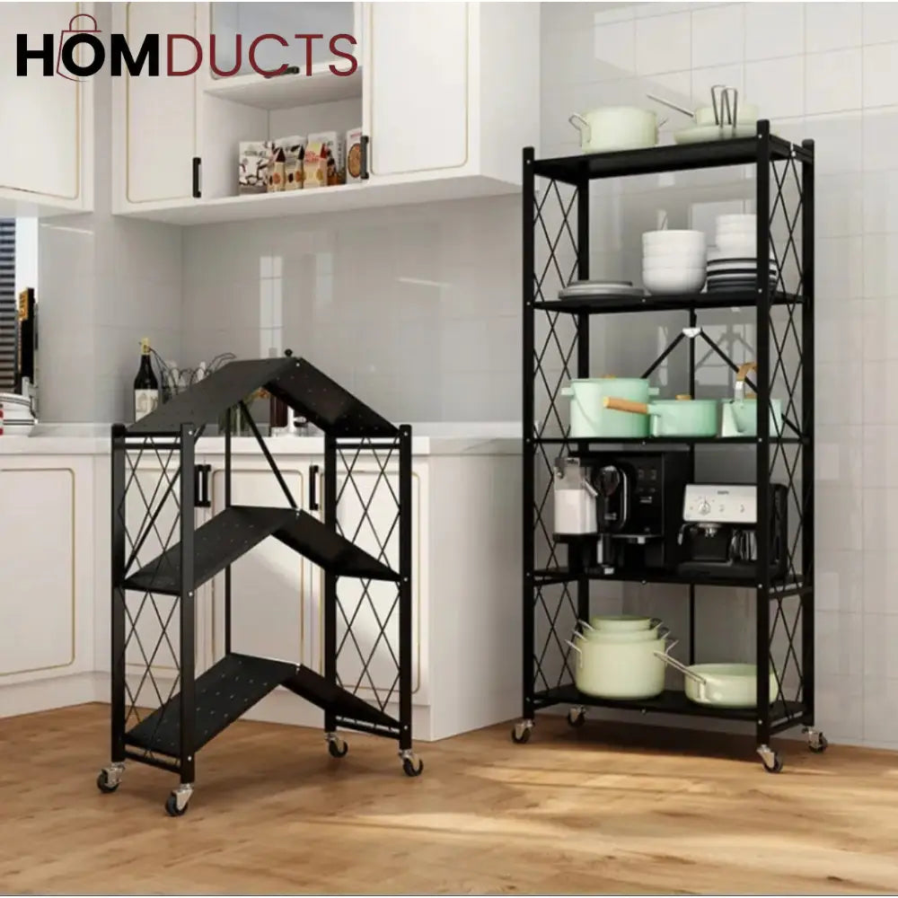 Installation Free Folding Kitchen Rack