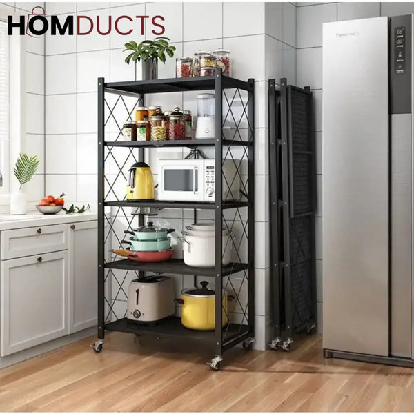 Installation Free Folding Kitchen Rack