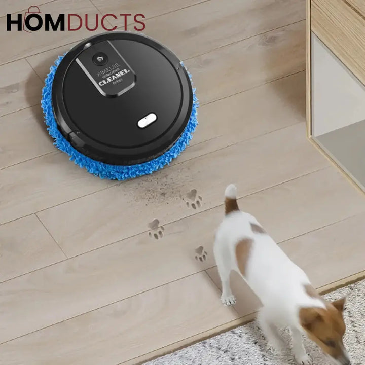 Intelligent Robot Sweeper With Humidifiying Spray