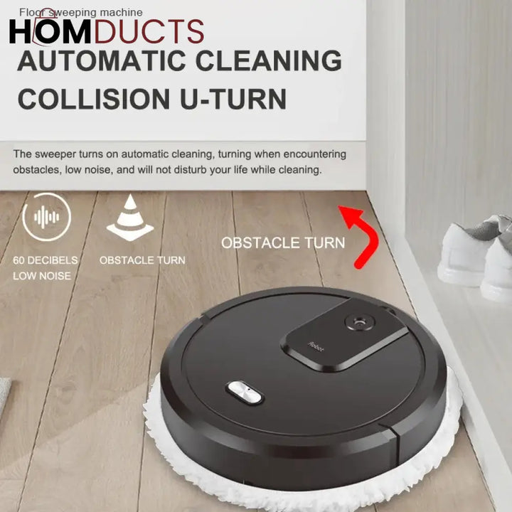 Intelligent Robot Sweeper With Humidifiying Spray