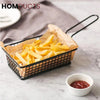 Iron Snack Buckets Rectangle Fries Basket