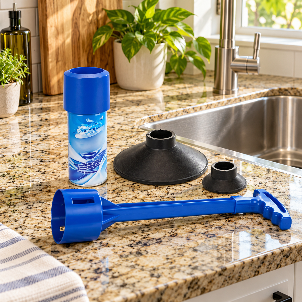 Instant Drain Unclogging Pressure Kit