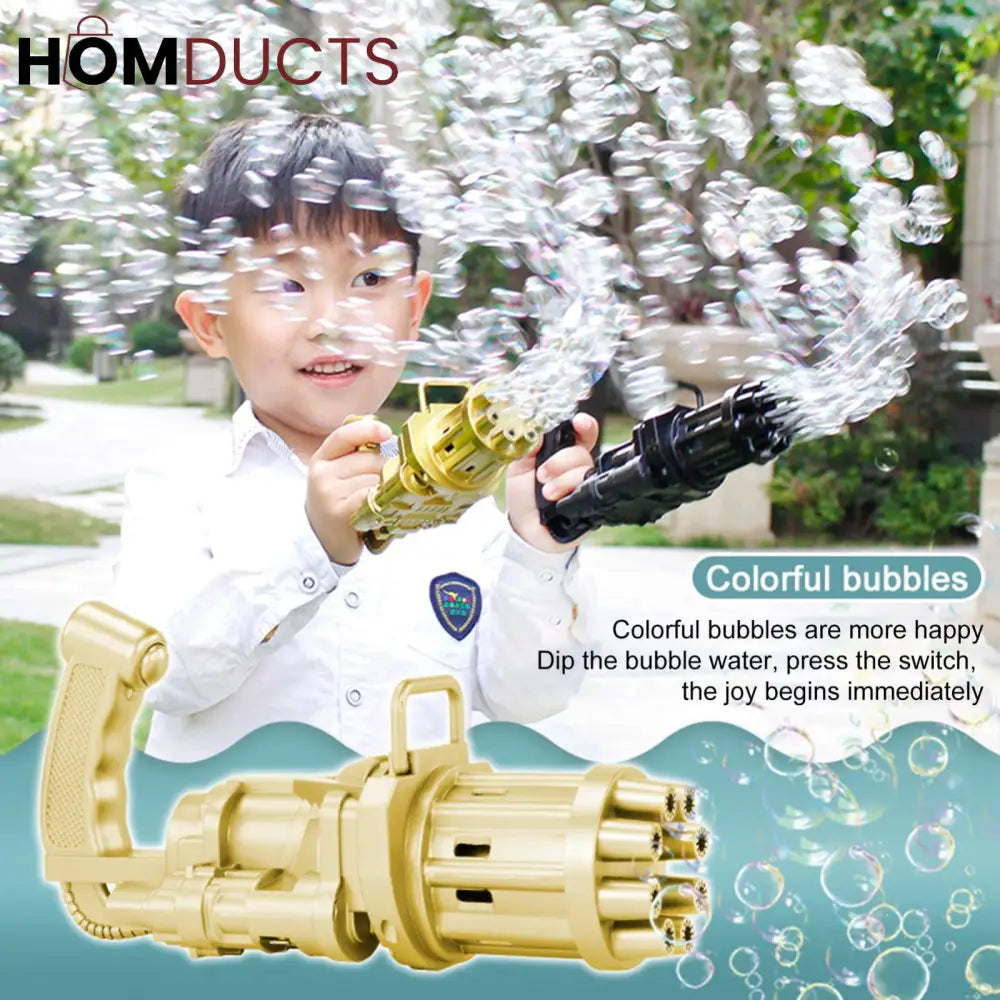 Kids Automatic Bubble Gun