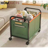 Kid's Bedroom Toy Storage Box with Wheels - Multipurpose Organizer