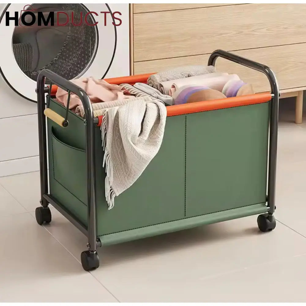 Kid's Bedroom Toy Storage Box with Wheels - Multipurpose Organizer