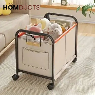 Kid’s Bedroom Toy Storage Box with Wheels - Multipurpose Organizer
