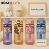 Kids Cartoon Water Bottle with Straw – Cute Leakproof Sports Bottle for School & Outdoor