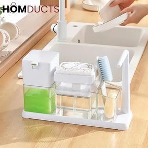 Kitchen Caddy With Hand Wash Dispenser