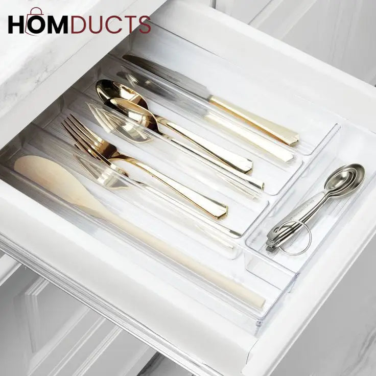Kitchen Drawer Cutlery Organizer Large