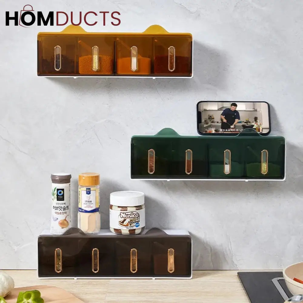 Kitchen luxury Wall Mounted Spice Box – Homducts
