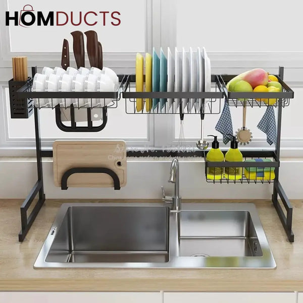 Kitchen Stainless Steel Sink Drain Rack Homducts