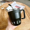 Korean Coffee Cup With Straw 480Ml