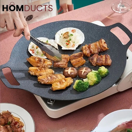 Korean Style Nonstick Bbq And Cooking Pan