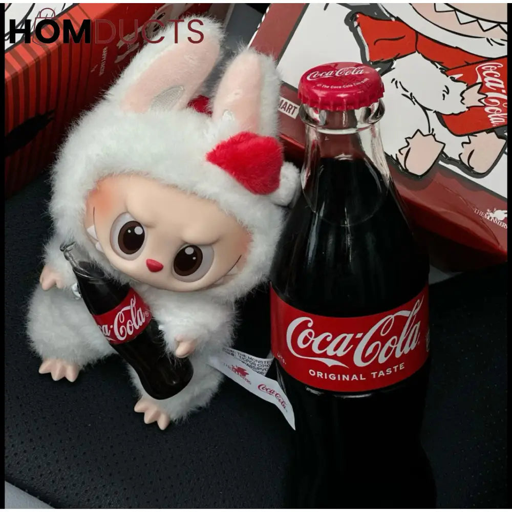 Labubu Coca-Cola Edition Plush Collectible Set – Bottle & Can Version