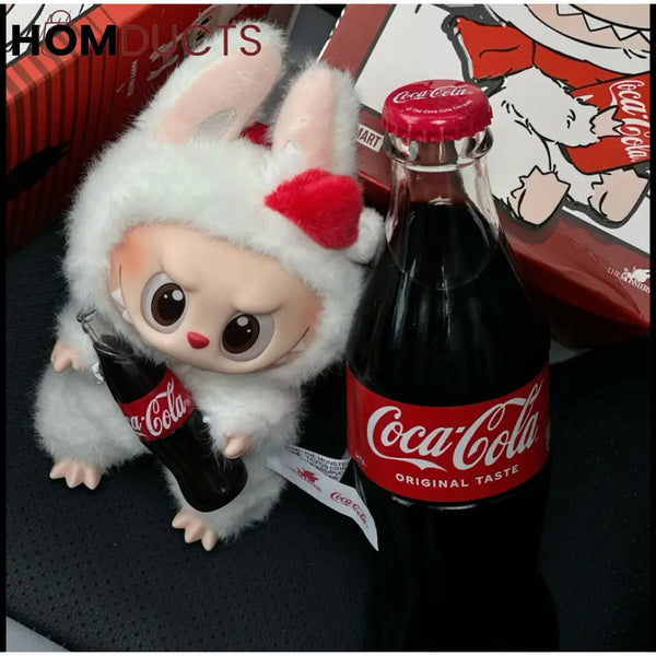 Labubu Coca-Cola Edition Plush Collectible Set – Bottle & Can Version