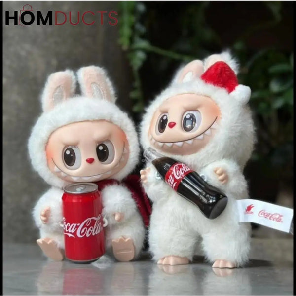 Labubu Coca-Cola Edition Plush Collectible Set – Bottle & Can Version