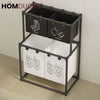 Large Capacity 4 Compartments Laundry Basket