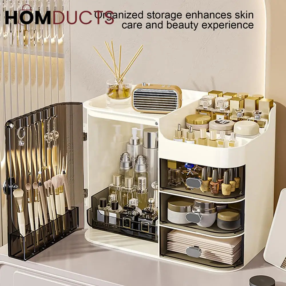 Large Capacity Cosmetic And Skincare Organizer With Drawer