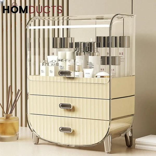 Large Capacity Cosmetic Organizer With Drawers J & C