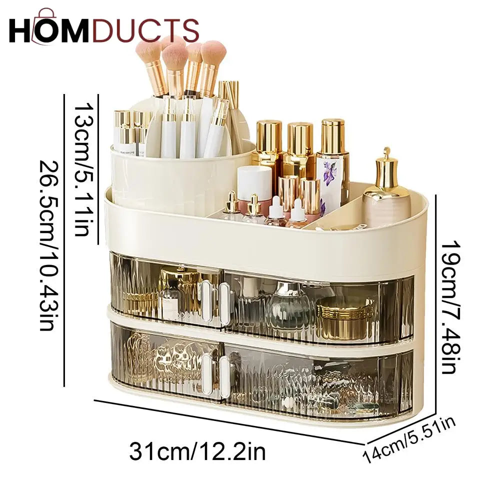 Large Capacity Desktop Cosmetic And Jewelery Organizer