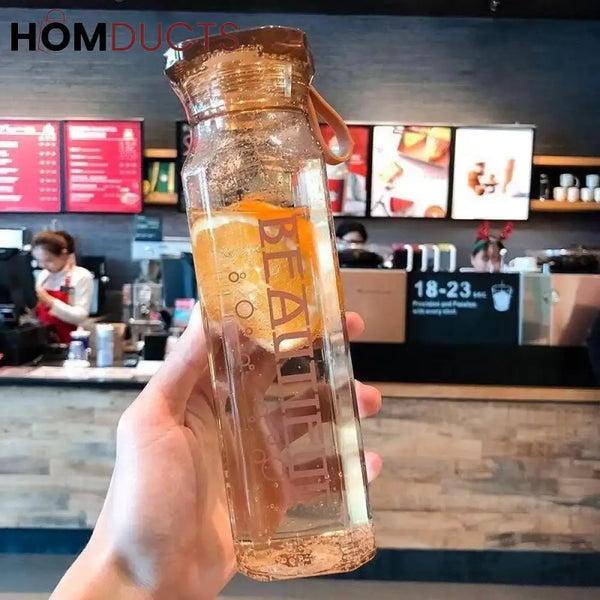 Large Capacity Glass Water Bottle